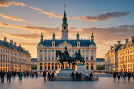 découvrez la place bellecour, l'une des plus grandes places de france, située au cœur de lyon. admirez son ambiance vivante, ses monuments emblématiques et son cadre pittoresque, parfait pour une promenade ou un moment de détente. explorez les commerces, cafés et événements culturels qui font de cette place un lieu incontournable à visiter.