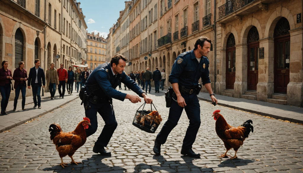 un homme a été interpellé en plein cœur de lyon alors qu'il transportait un animal vivant, destiné à la consommation. découvrez les détails de cet incident qui soulève des questions sur les pratiques alimentaires et la législation sur le bien-être animal.