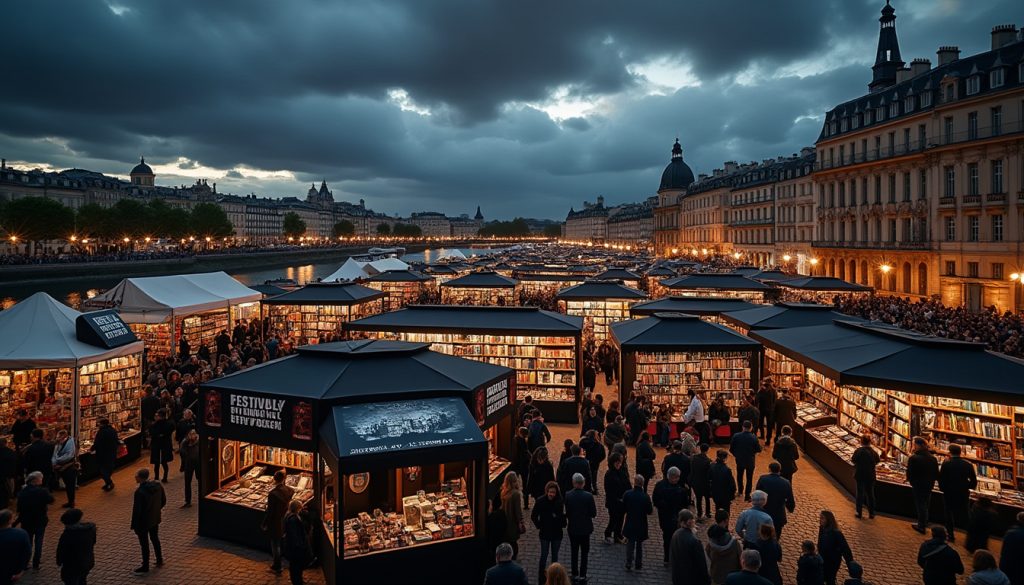 participez au festival quais du polar à lyon, un week-end immersif dédié au genre noir. plongez dans l'univers fascinant des romans policiers à travers des rencontres avec des auteurs, des projections de films, et des activités interactives qui attirent des passionnés de tous horizons. vivez une expérience unique dans une ambiance festive et conviviale!