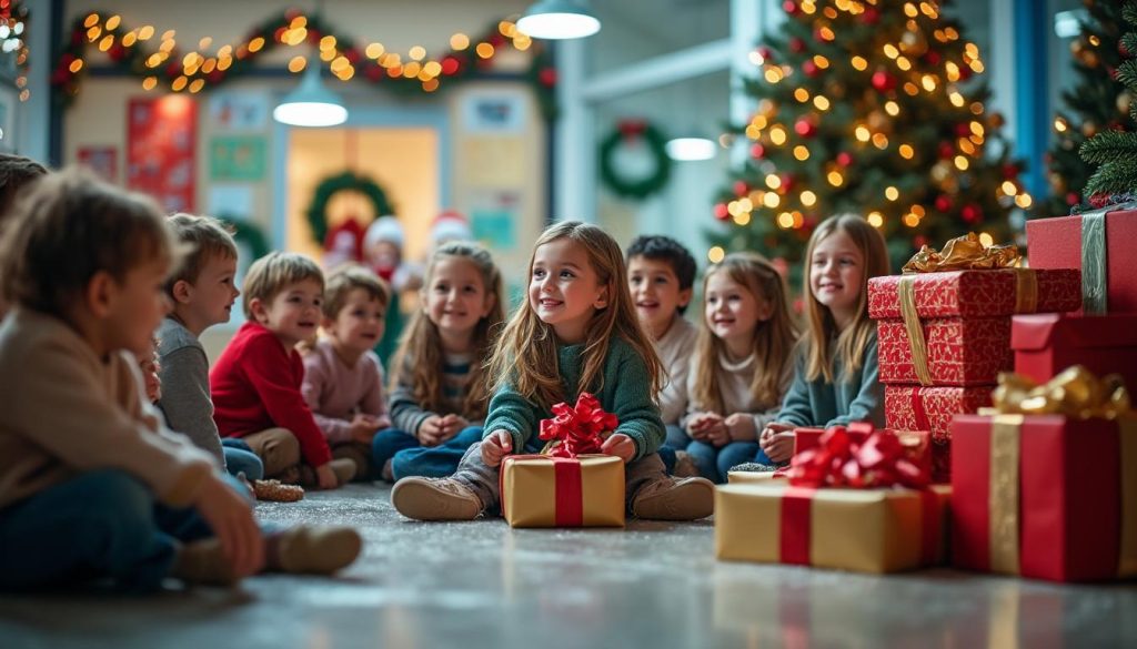 découvrez la magie de noël à l'hôpital les massues de lyon, où spectacles féeriques et cadeaux apportent joie et sourire aux enfants en cette période festive.