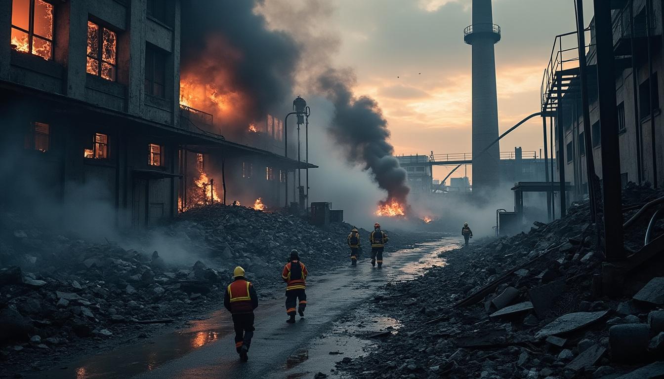 Tragédie près de Lyon : Une explosion en usine coûte la vie à un ...