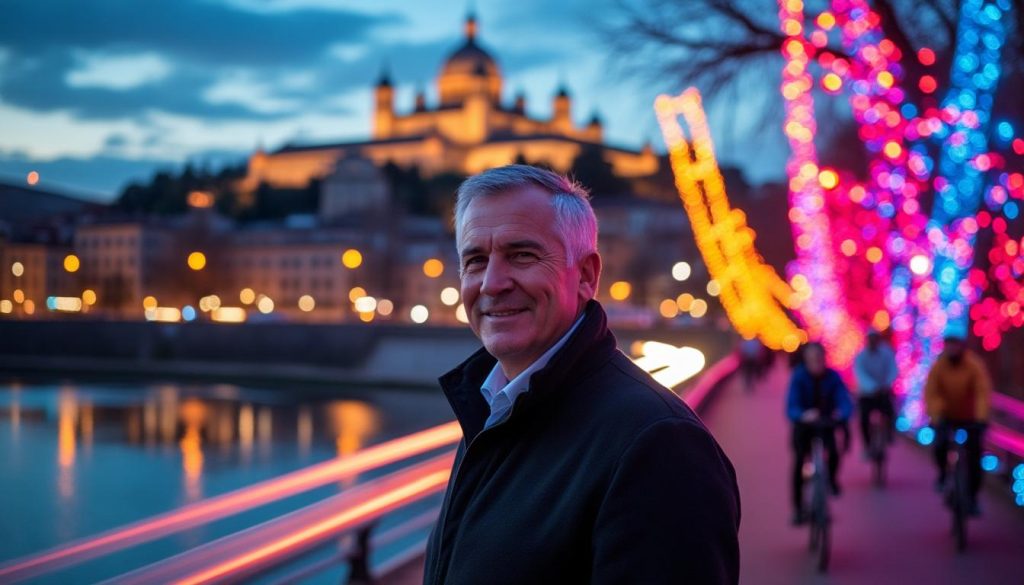 jean-michel aulas dévoile ses projets majeurs pour lyon en cas de victoire aux municipales, incluant le tour de france et la fête des lumières.