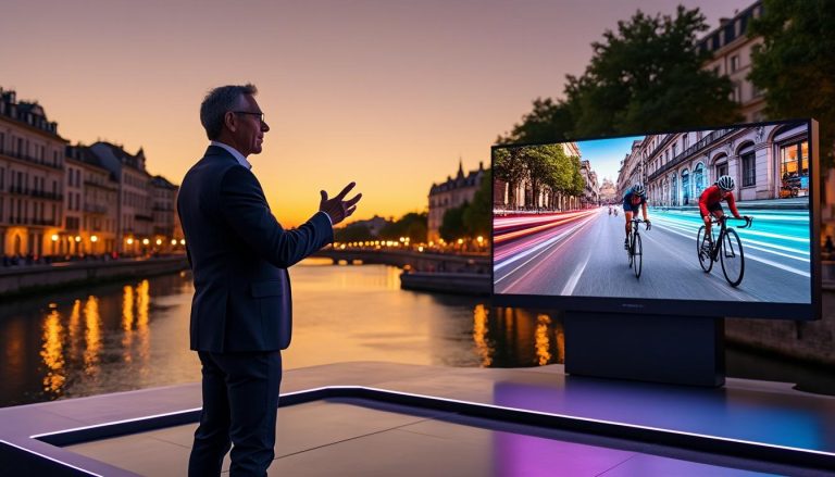 jean-michel aulas présente les nouveautés du tour de france à lyon et de la fête des lumières lors de son interview exclusive sur bfm lyon.