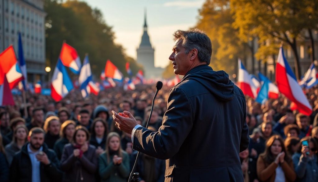 lors des municipales à lyon, mélenchon célèbre la jeune garde et critique vivement la presse lors de son meeting, mettant en avant ses projets et dénonçant les médias.