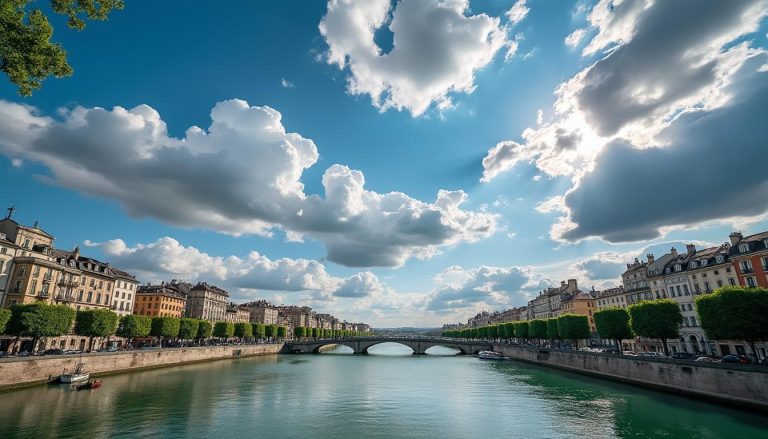 découvrez la météo à lyon ce jeudi : un ciel partagé entre nuages et éclaircies avec des températures agréables atteignant 18 degrés.