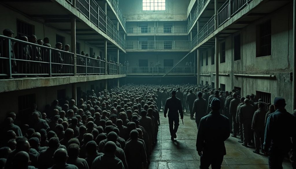 la maison d'arrêt de lyon corbas fait face à une surpopulation critique avec 1305 détenus pour seulement 680 places, exacerbant les conditions de détention et mettant en lumière l'urgence de trouver des solutions.