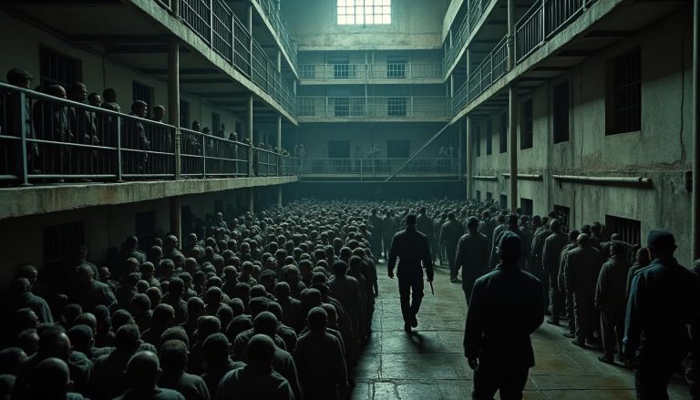 la maison d'arrêt de lyon corbas fait face à une surpopulation critique avec 1305 détenus pour seulement 680 places, exacerbant les conditions de détention et mettant en lumière l'urgence de trouver des solutions.