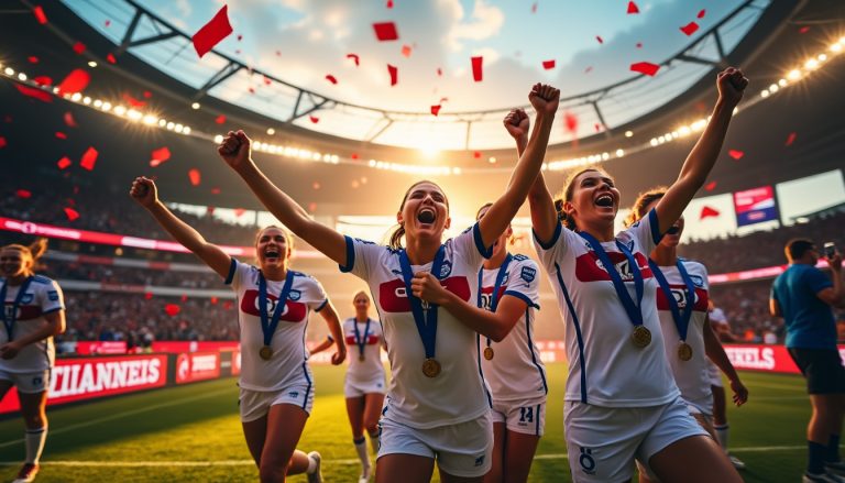 ligue 1 féminine : lyon couronné champion incontesté après une performance éclatante contre le paris fc, confirmant sa domination dans le championnat.