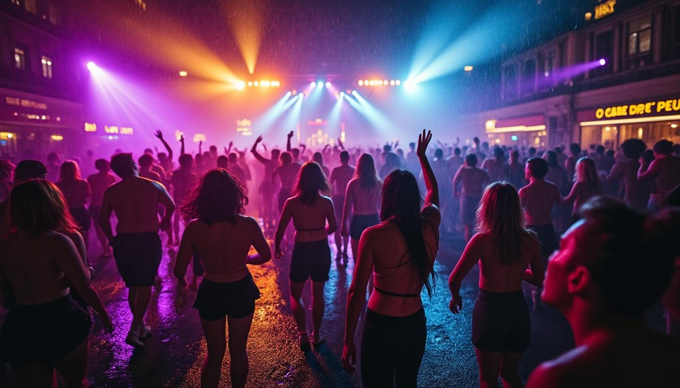 découvrez les nuits sonores à lyon, un événement dynamique où la fête s'invite au heat pour une danse gratuite sous la pluie. vivez une expérience musicale unique et festive au cœur de la ville.