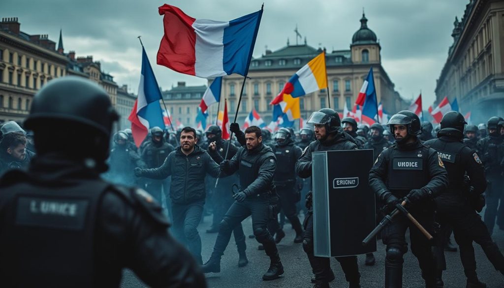 le 1er mai à lyon, les syndicats dénoncent les violences injustifiées commises par les forces de l'ordre lors des manifestations, appelant à la vigilance et au respect des droits.