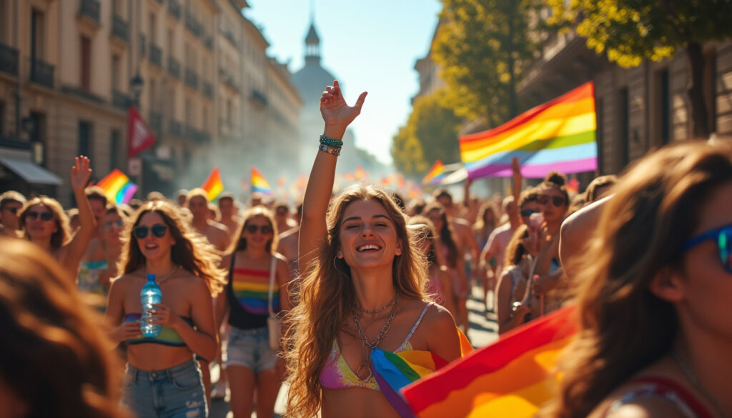 en raison de la canicule et des températures extrêmes, la marche des fiertés de lyon et villeurbanne est reportée à septembre pour assurer la sécurité des participants.