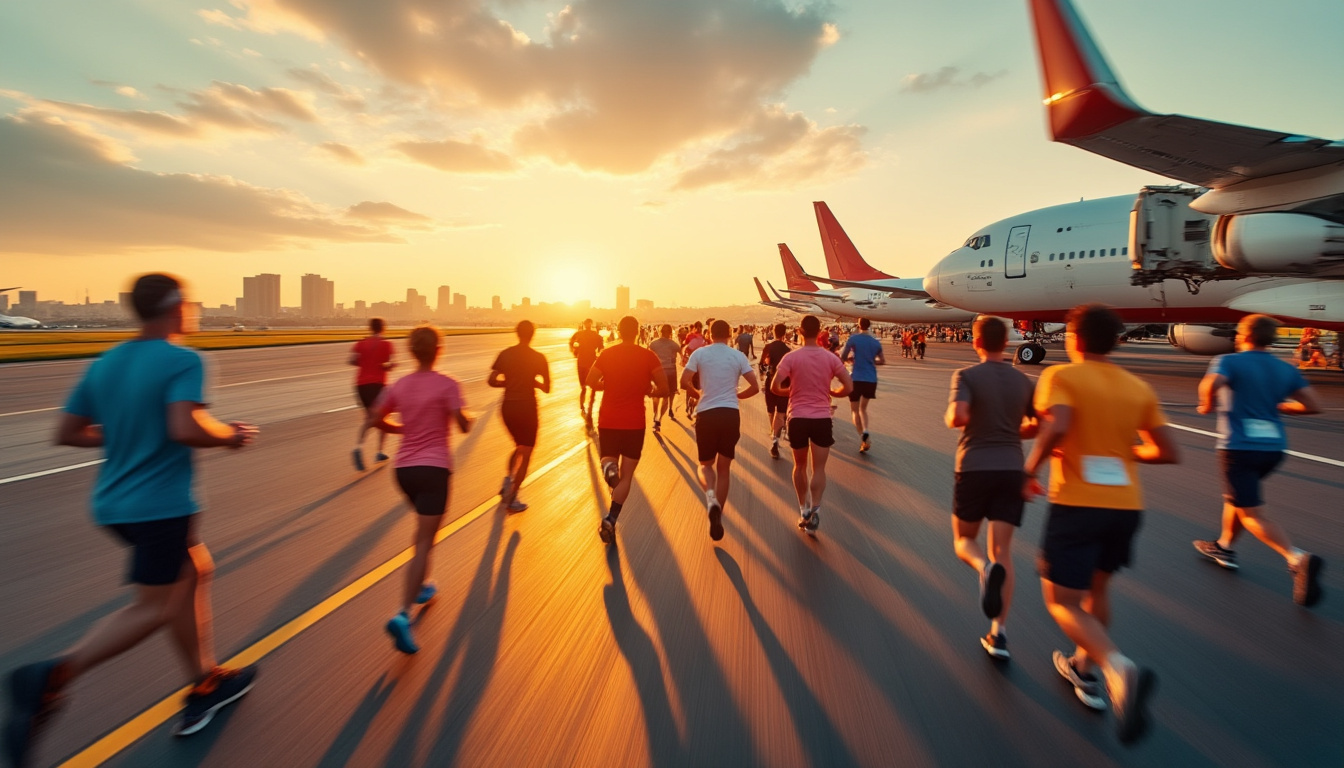 participez à une course solidaire sur le tarmac de l'aéroport de la métropole de lyon et soutenez une cause engagée avec passion.