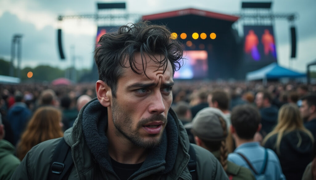 michaël youn exprime son « dégoût » suite à l’annulation dramatique de la kermesse festival à lyon, provoquant l’évacuation de 50 000 festivaliers.