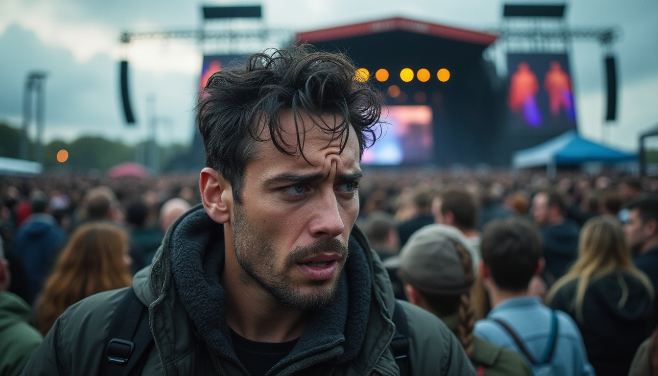michaël youn exprime son « dégoût » suite à l’annulation dramatique de la kermesse festival à lyon, provoquant l’évacuation de 50 000 festivaliers.