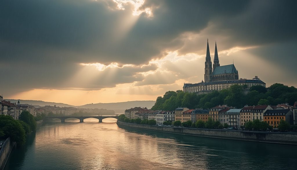 découvrez les prévisions météorologiques pour lyon et ses alentours le lundi 22 juin 2026 : températures, conditions du ciel et conseils pour bien préparer votre journée.