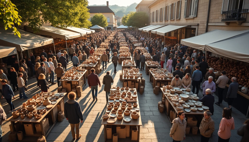 découvrez le marché des potiers à chambéry, un événement artisanal incontournable si populaire qu'il attire tellement de visiteurs que certains doivent être refusés. plongez dans l'univers unique de la poterie locale.