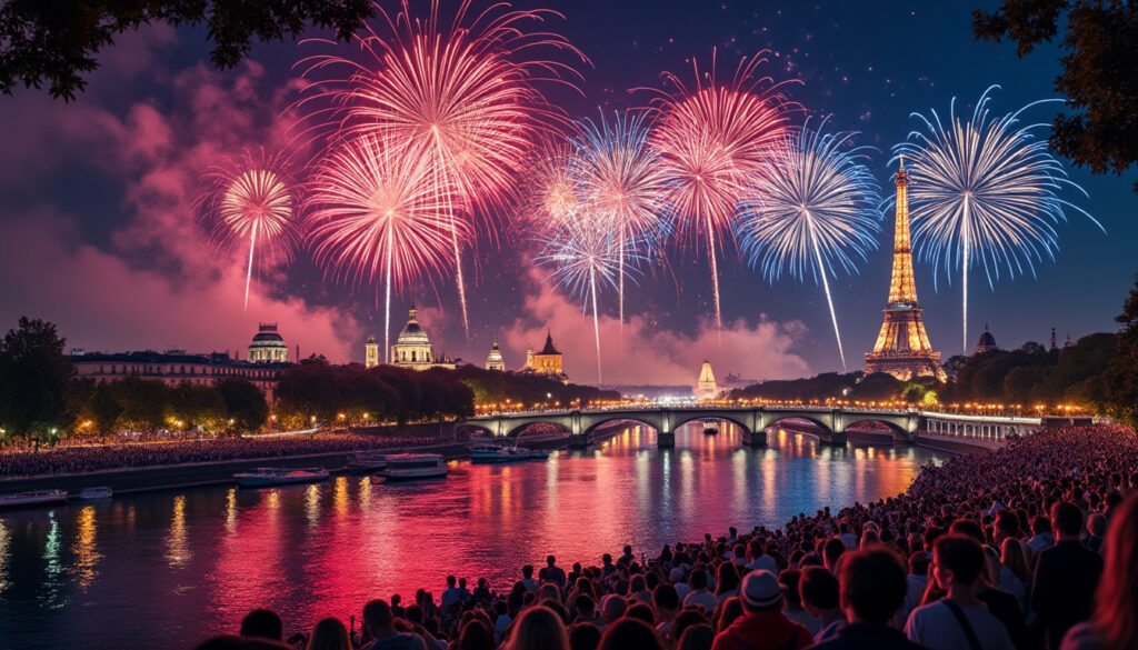 découvrez les horaires, les meilleurs emplacements et un guide complet des villes participant aux feux d’artifice des 13 et 14 juillet 2026 pour vivre des célébrations inoubliables.